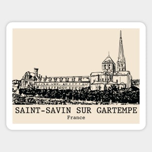 Saint-Savin sur Gartempe - France Magnet